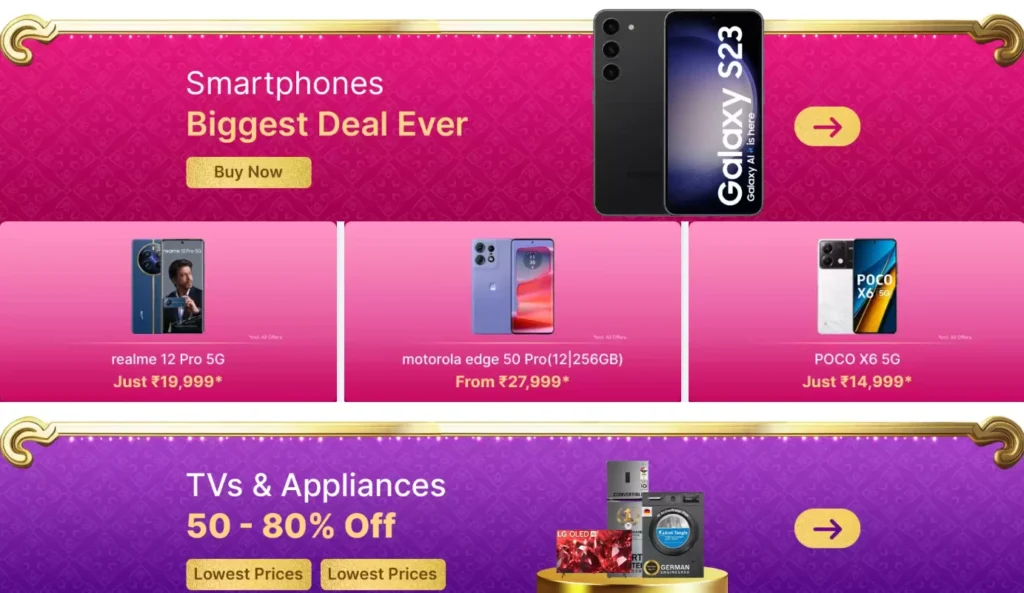 Flipkart Big Billion Days smartphone deals 2024